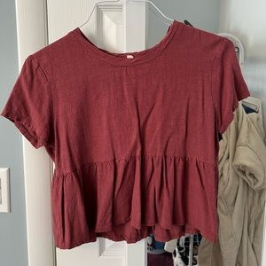 L.A. Hearts Linen Babydoll T-Shirt